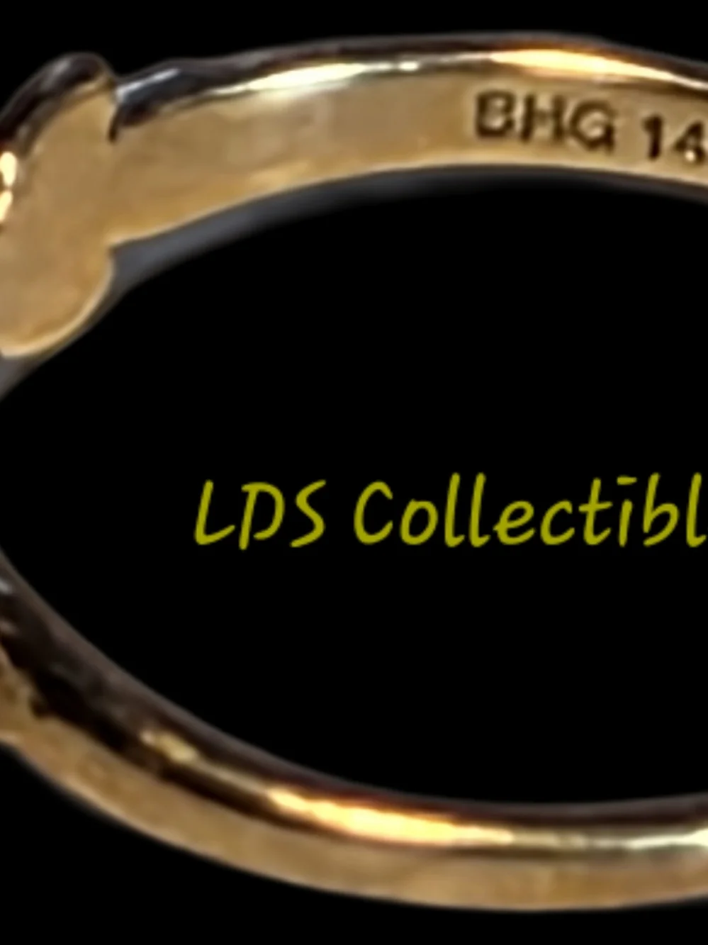 Gold Leaf Toe Ring - Women's Adjustable 14K Gold Toe Ring - Picture 7 of 12